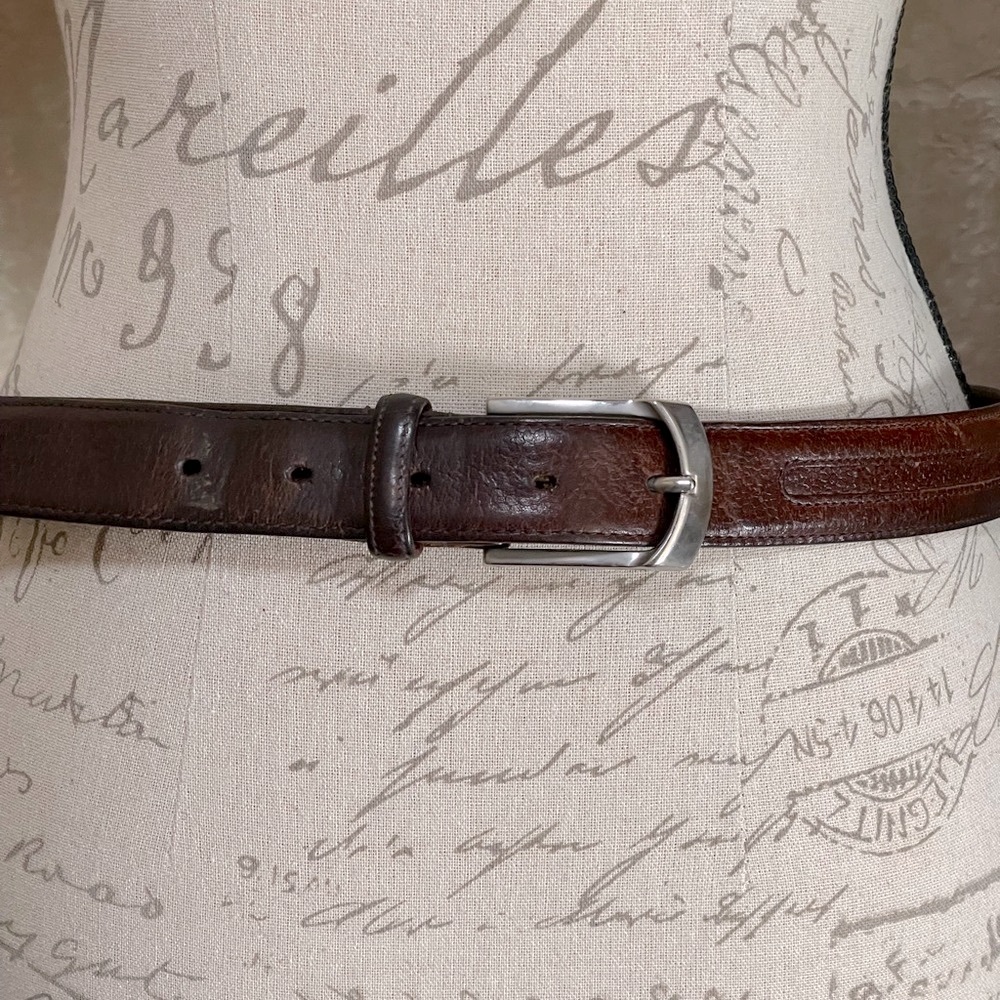 Cole Haan brown leather belt
